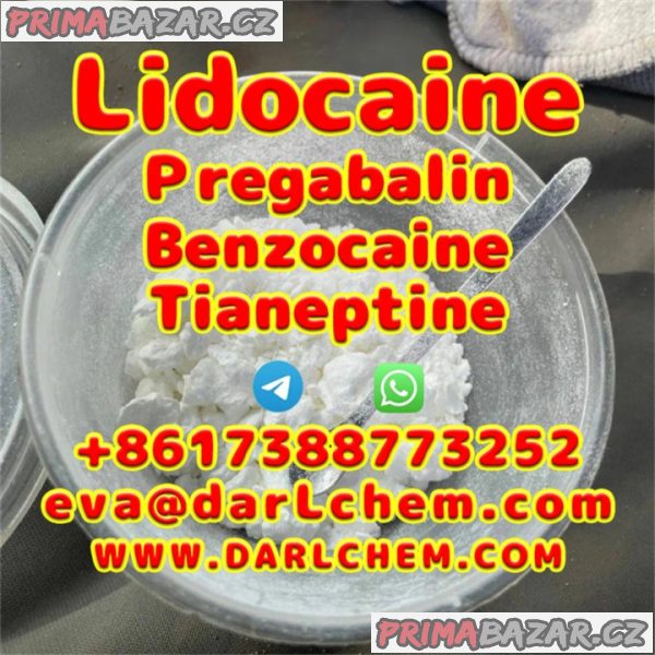 Lidocaine Tianeptine pregabalin raw Powder 137-58-6 99.9% Stronger