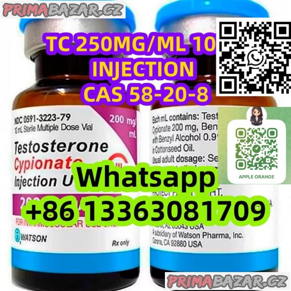 Testosterone Cypionate (TC250) 10ml x 250 mg/ml/vial Oil Injection CAS 58-20-8