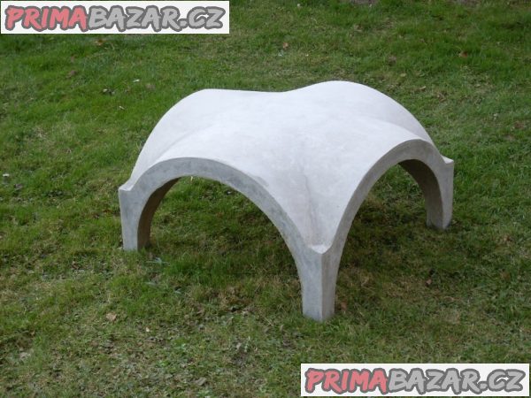 Komínová betonová hlavice – křížová klenba