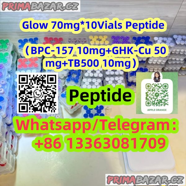 GLOW 70mg Peptide BPC157 10mg+GHK-CU 50mg+TB500 10mg
