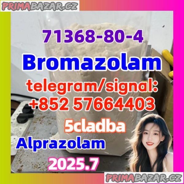 CAS 71368-80-4 Bromazolam China factory Supply CAS 28981-97-7  Alprazolam Powder High quality hot sale