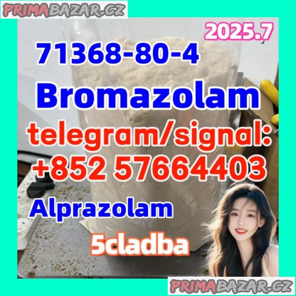 CAS 71368-80-4 Bromazolam pink white powder high quality safe delivery