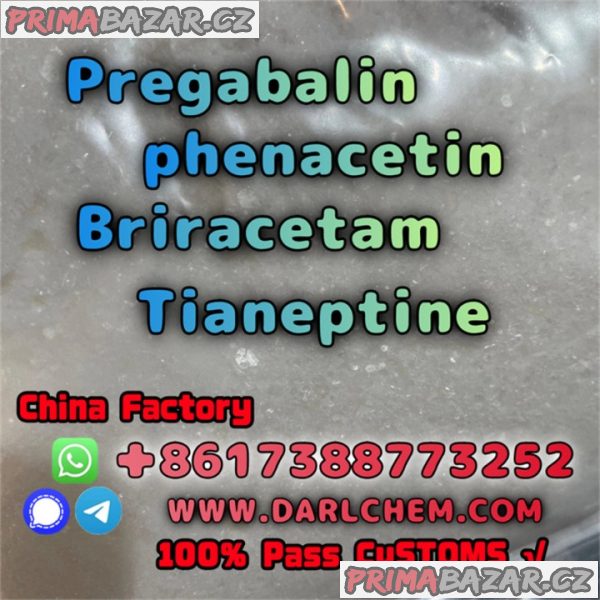pregabalin Briracetam Tianeptine raw Powder 148553-50-8 raw Powder