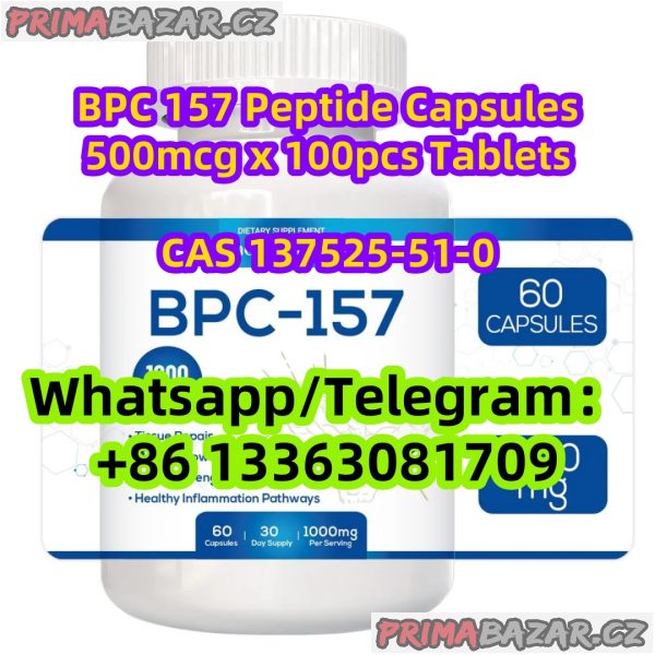BPC 157 Peptide Capsules 500mcg x 100pcs Tablets CAS 137525-51-0