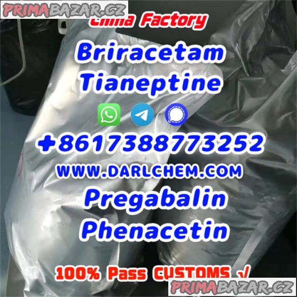 pregabalin Brivaracetam Tianeptine raw crystal powder crystal 148553-50-8 High Quality