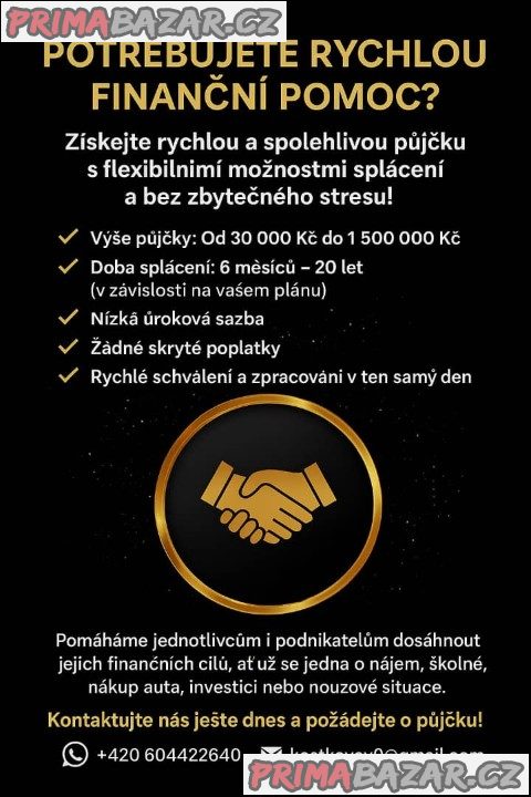Financování, které vám vyhovuje. Požádejte o podnikatelský úvěr.