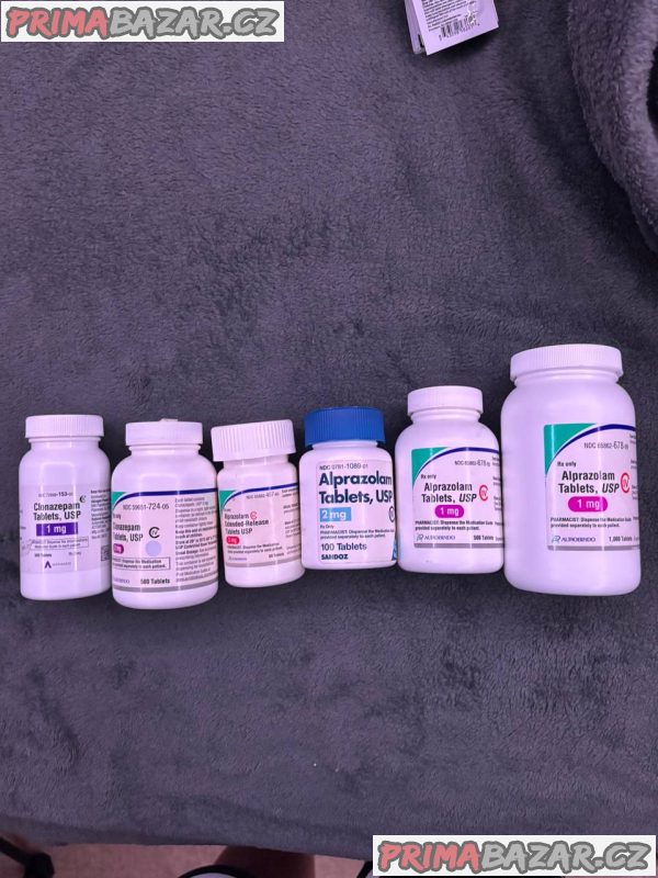 Xanax, Neurol, Frontin, Rivotril, Diazepam, Lexaurin, Valproát, Mirtazapin,