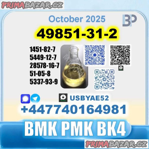 49851-31-2 (2-Bromovalerophenone) BMK PMK BK4 BVF bulk supply 49851-31-2 (2-Bromovalerophenone) BMK PMK BK4 BVF bulk supply