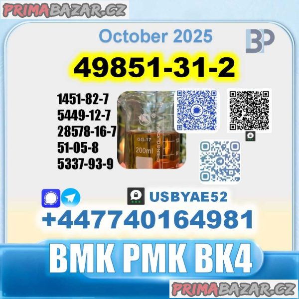49851-31-2 (2-Bromovalerophenone) BMK PMK BK4 BVF bulk supply 49851-31-2 (2-Bromovalerophenone) BMK PMK BK4 BVF bulk supply