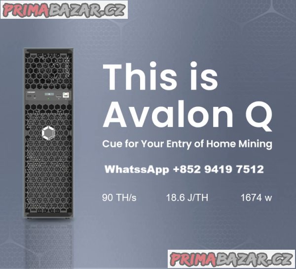 Buy Bitcoin miner Canaan Server Avalon Q 90T BTC Asic Home Bitcoin Miner