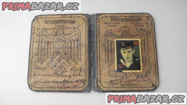 Průkaz deutschen Kriegsmarine Průkaz deutschen Kriegsmarine