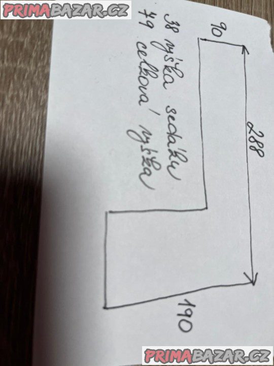 Světle béžová sedačka - sedací souprava, super stav