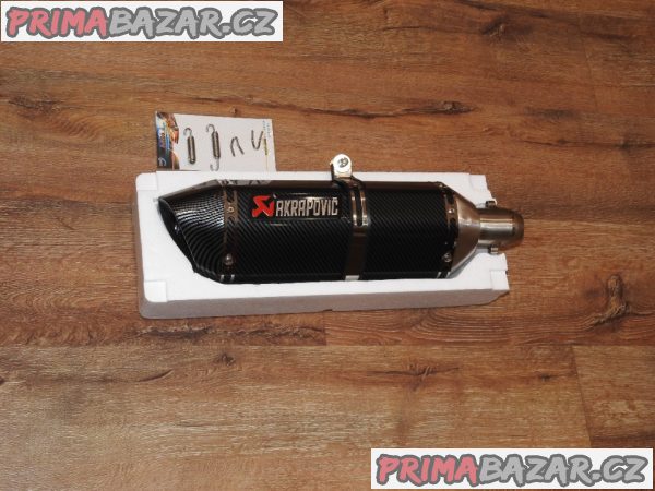 Laděný výfuk Akrapovič carbon velký Nový