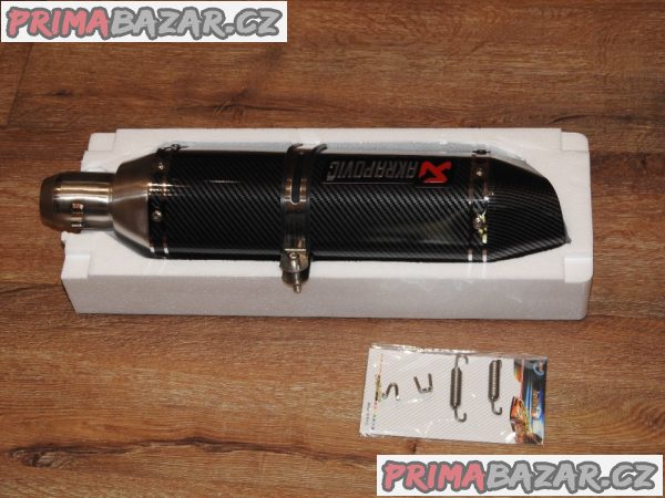 Laděný výfuk Akrapovič carbon velký Nový