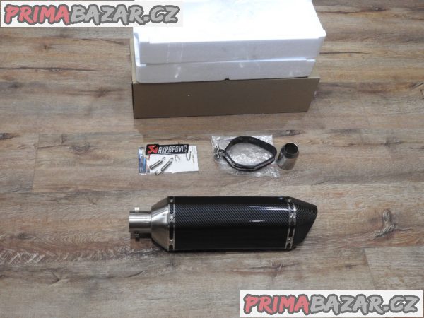Laděný výfuk Akrapovič carbon velký Nový