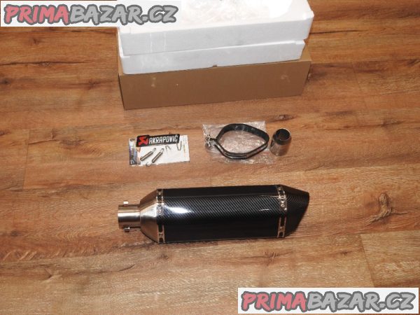 Laděný výfuk Akrapovič carbon velký Nový