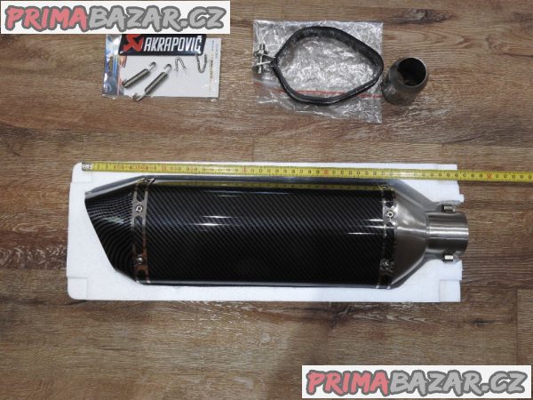 Laděný výfuk Akrapovič carbon velký Nový