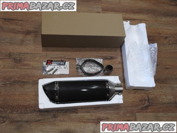 Laděný výfuk Akrapovič carbon velký Nový