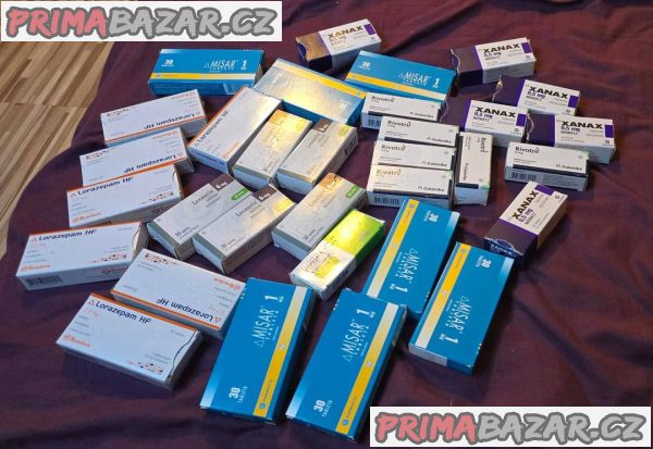 Xanax, Neurol, Frontin, Rivotril, Diazepam, Lexaurin, Valproát, Mirtazapin,