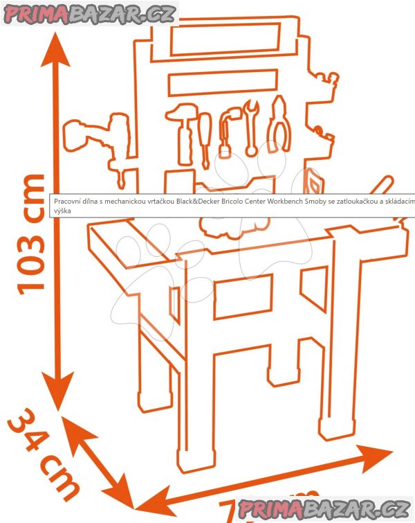Dílna Smoby Black&Decker Dílna Smoby Black&Decker