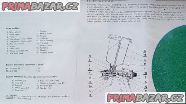 Stříkací pistole DRUKOFIX