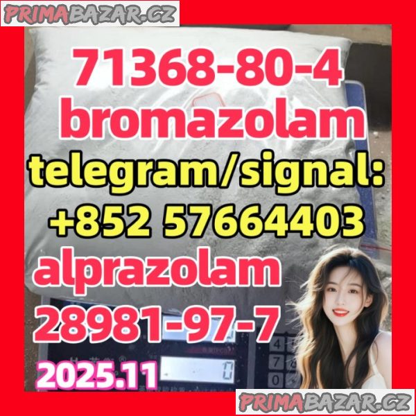 Cas 71368-80-4 Bromazolam 99.8% white powderhigh purity CAS 28981 -97-7 Alprazolam