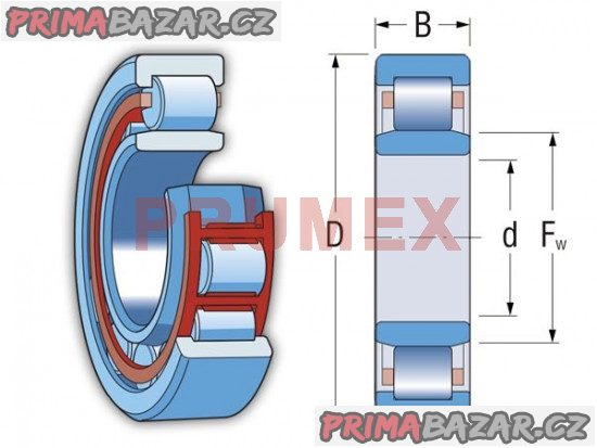 Ložisko NU2315B P6NA ZKL ČR (NOVÉ) válečkové Ložisko NU2315B P6NA ZKL ČR (NOVÉ) válečkové