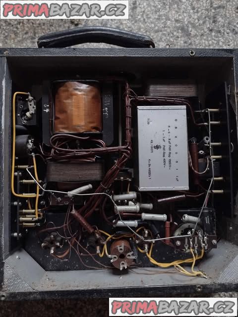 Velmi vzácný starožitný čtyřelektronkový zesilovač KLANGFILM 31612