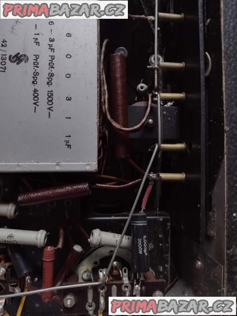 Velmi vzácný starožitný čtyřelektronkový zesilovač KLANGFILM 31612