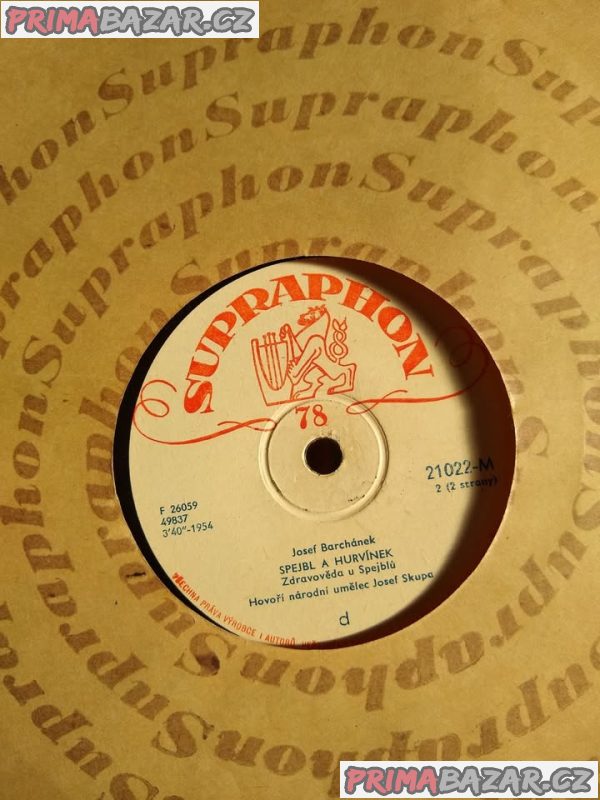 Šelakové desky na 78 otáček Šelakové desky na 78 otáček