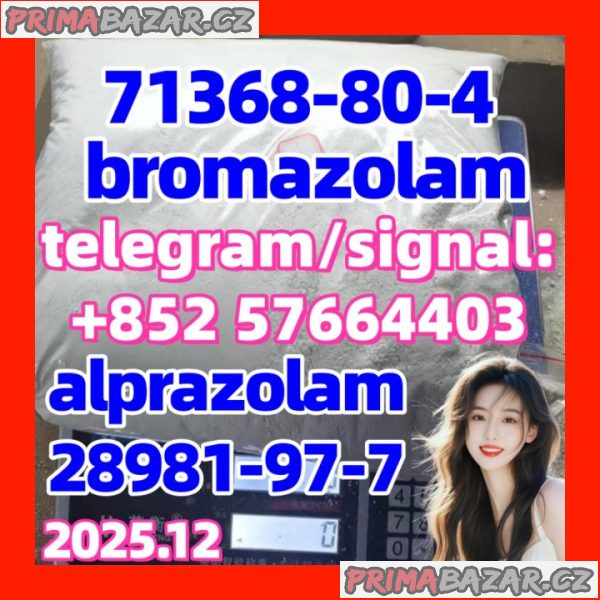 Alprazolam Powder CAS 28981-97-7 Cas 71368-80-4 Bromazolam 99.8% white powder