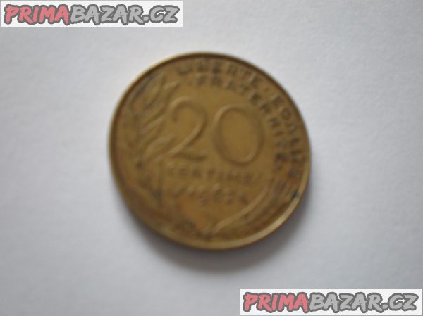 MINCE Francie 20 centimů 1962