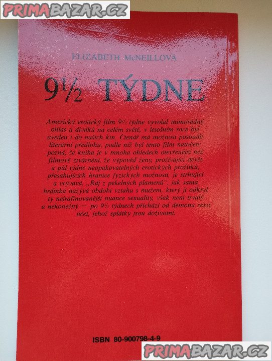 kniha, 9 1/2 týdne kniha, 9 1/2 týdne