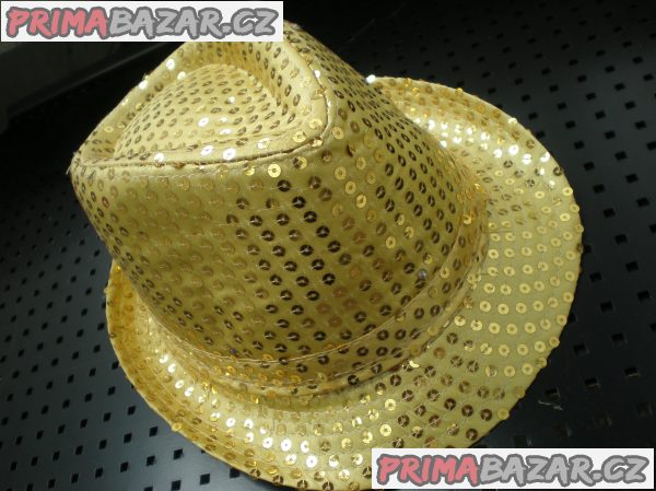 KLOBOUK disco žlutý