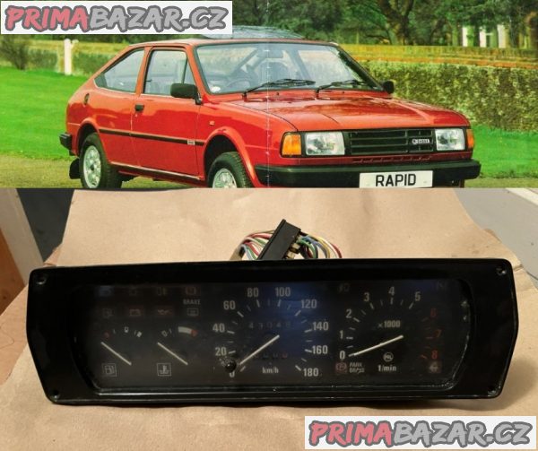 Přístrojová deska ŠKODA 125, 130, 136, RAPID