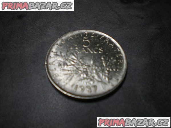 MINCE 5 franků 1987
