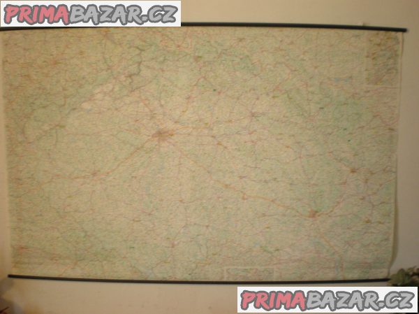 NÁSTĚNNÁ AUTOMAPA Česko