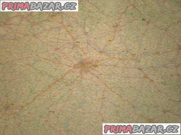 NÁSTĚNNÁ AUTOMAPA Česko