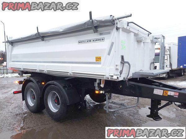 Sklápěcí přívěs MEILLER MZDA 1822 M - NOVÝ / ZVEDACÍ NÁPRAVA / plachta / WABCO SmartBoard / SKLADEM - IHNED