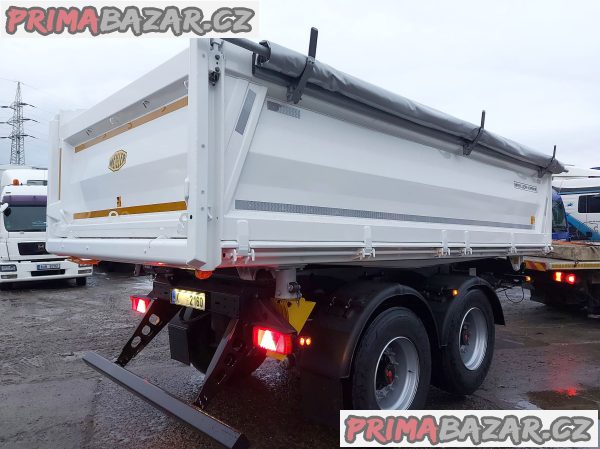 Sklápěcí přívěs MEILLER MZDA 1822 M - NOVÝ / ZVEDACÍ NÁPRAVA / plachta / WABCO SmartBoard / SKLADEM - IHNED Sklápěcí přívěs MEILLER MZDA 1822 M - NOVÝ / ZVEDACÍ NÁPRAVA / plachta / WABCO SmartBoard / SKLADEM - IHNED