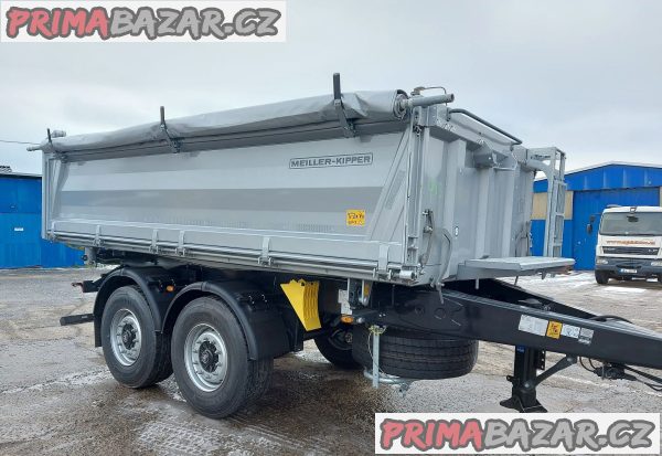 Sklápěcí přívěs MEILLER MZDA 1822 M - NOVÝ / plachta / BPW + bubny / rezerva / SKLADEM - IHNED