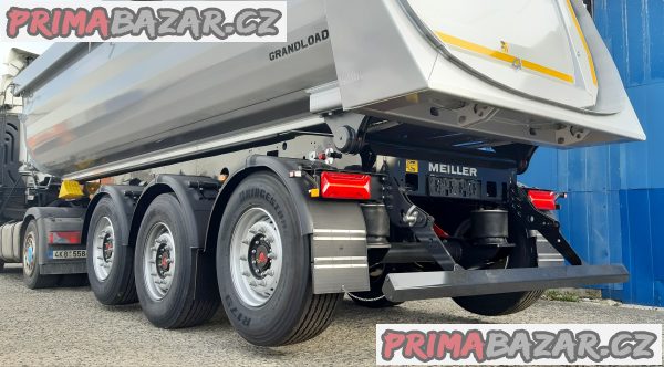 Sklápěcí návěs MEILLER 26 m3 Hardox - NOVÝ / 2x ZVEDACÍ NÁPRAVY / plachta / BRZDA FINIŠERU / rezerva / WABCO SmartBoard / SKLADEM - IHNED