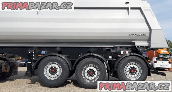 Sklápěcí návěs MEILLER 26 m3 Hardox - NOVÝ / 2x ZVEDACÍ NÁPRAVY / plachta / BRZDA FINIŠERU / rezerva / WABCO SmartBoard / SKLADEM - IHNED