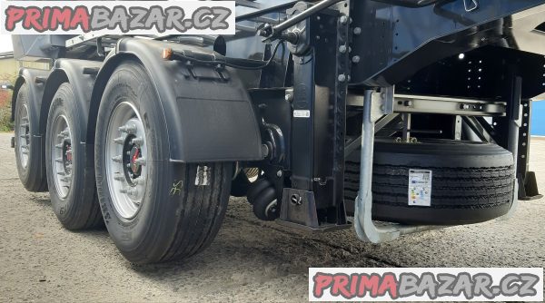 Sklápěcí návěs MEILLER 26 m3 Hardox - NOVÝ / 2x ZVEDACÍ NÁPRAVY / plachta / BRZDA FINIŠERU / rezerva / WABCO SmartBoard / SKLADEM - IHNED