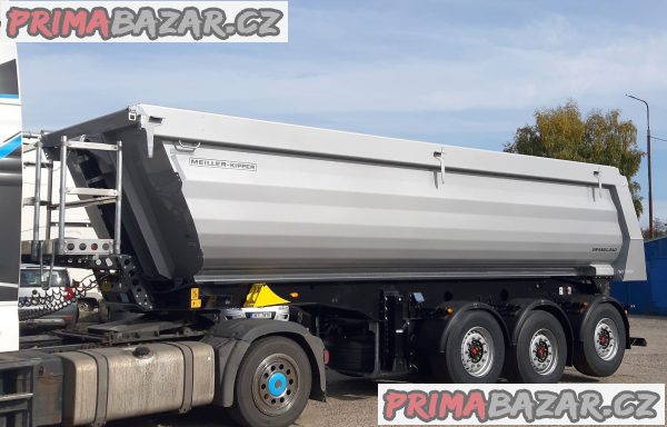Sklápěcí návěs MEILLER 26 m3 Hardox - NOVÝ / 2x ZVEDACÍ NÁPRAVY / plachta / BRZDA FINIŠERU / rezerva / WABCO SmartBoard / SKLADEM - IHNED