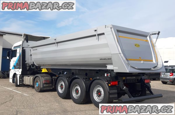 Sklápěcí návěs MEILLER 26 m3 Hardox - NOVÝ / 2x ZVEDACÍ NÁPRAVY / plachta / BRZDA FINIŠERU / rezerva / WABCO SmartBoard / SKLADEM - IHNED