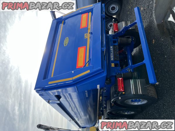 Sklápěcí návěs MEILLER 30 m3 HeavyDuty  / zadní čelo hydraulické + pendl výkyvné / podlaha HARDOX tl. 8 mm / bočnice HARDOX tl. 6 mm / SKLADEM - IHNED