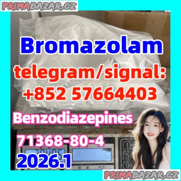 Cas 71368 80 4 Bromazolam 99 8 white powder 71368 80 4 99 white crystals