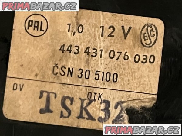 Přístrojová deska ŠKODA 125, 130, 136, RAPID