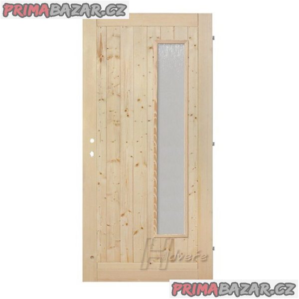 Palubkové Hdveře sklo dlouhé mimo střed A